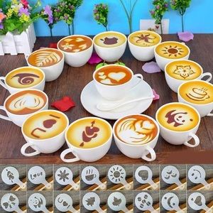 16pc cappuccino/latte stencils